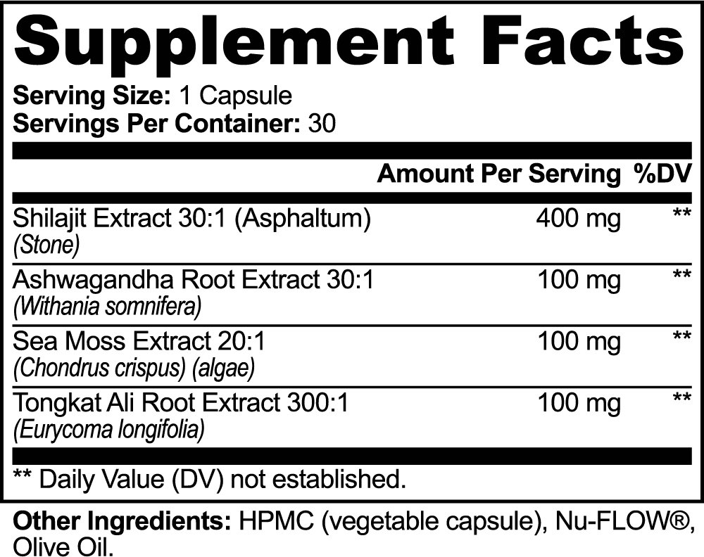 Shilajit Complex — End the Energy Crash for Good
